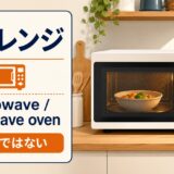 電子レンジの英語 microwaveとrangeの違い