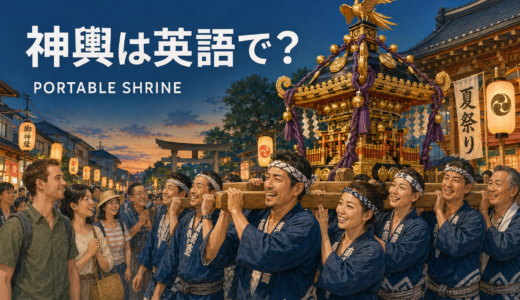 神輿は英語で？portable shrineの意味とお祭りを説明する英語