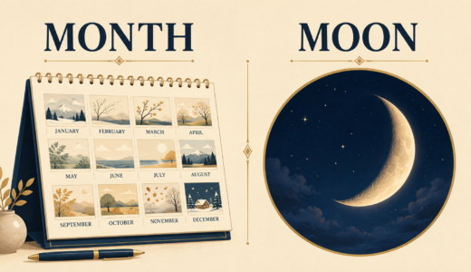 月を英語で｜1月から12月の月名・略称・前置詞とmoonとの違い