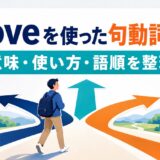 moveを使った句動詞一覧｜意味・使い方・語順を整理