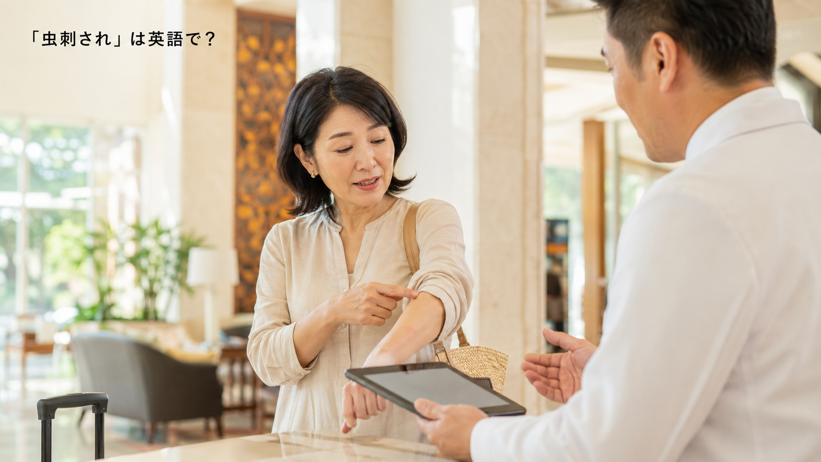 「虫刺され」は英語で？insect bite・bug bite・bite・stingの違い