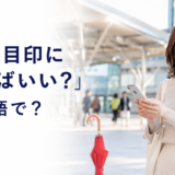 「何を目印にすればいい?」は英語で?と待ち合わせ相手を探す女性