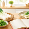 ネギは英語でgreen onion、scallion、spring onion、leekの違いを解説するアイキャッチ