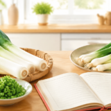 ネギは英語でgreen onion、scallion、spring onion、leekの違いを解説するアイキャッチ