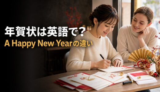 年賀状は英語で？A Happy New Yearの違いと新年メッセージ例文