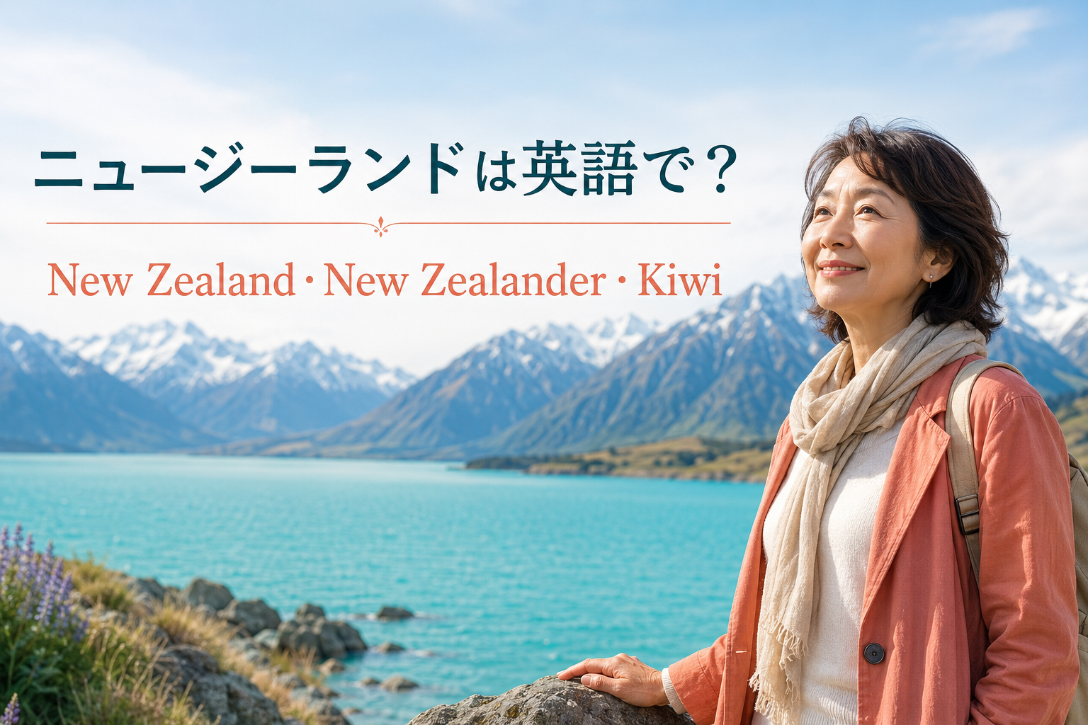 ニュージーランドは英語で？New Zealand・New Zealander・Kiwiの違い