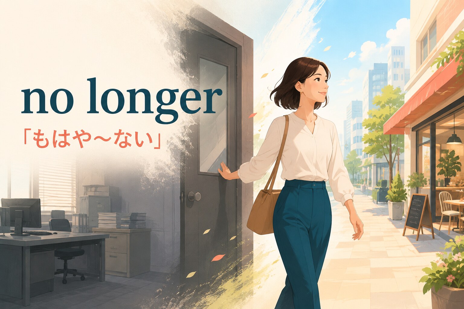 no longerの意味は？not anymoreとの違い・語順と使い方を例文解説