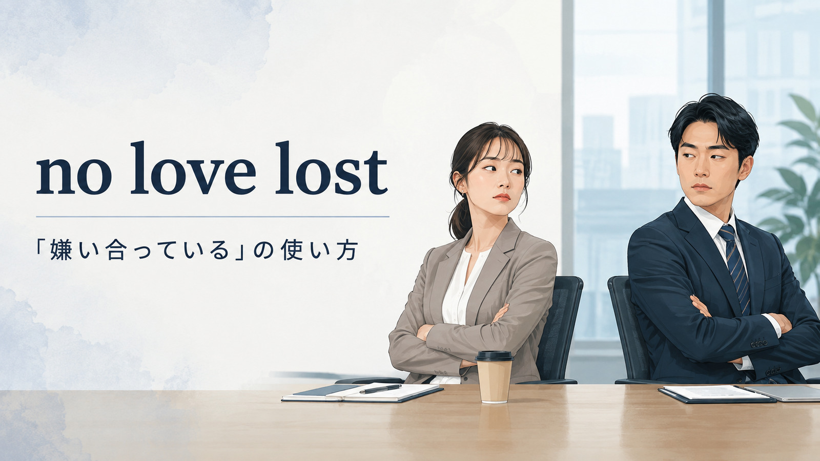 no love lostの意味は？「嫌い合っている」の使い方と例文