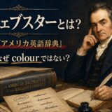 ノア・ウェブスターとは？1828年アメリカ英語辞典とcolorがcolourではない理由を解説するアイキャッチ