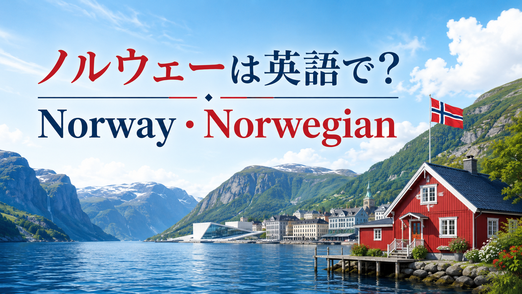 ノルウェーは英語で？Norway・Norwegianの違い｜首都はOslo
