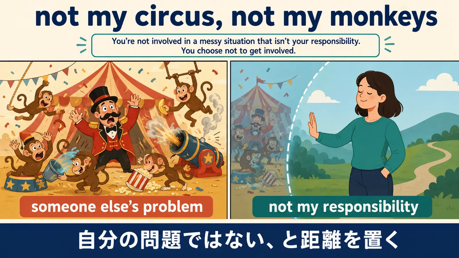 not my circus, not my monkeysの責任範囲を示す解説図