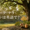 オーク・ナラ・カシを英語で紹介する記事のアイキャッチ