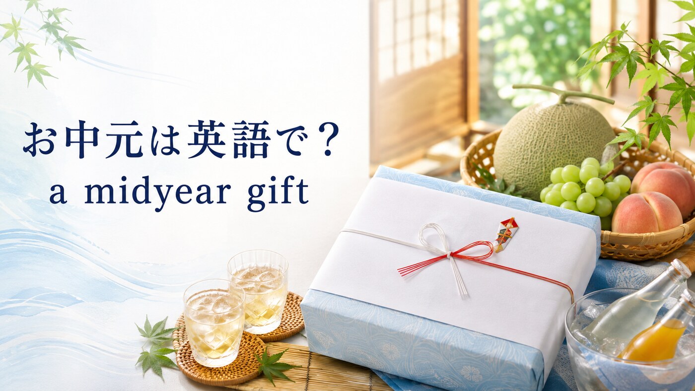 お中元は英語で？midyear giftの意味と日本文化を説明する例文