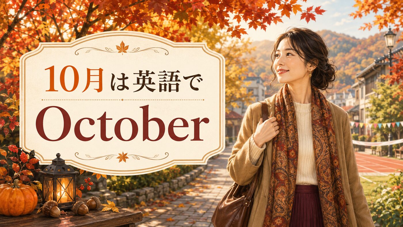 10月は英語でOctober｜スペル・発音・略称・由来と10月の行事