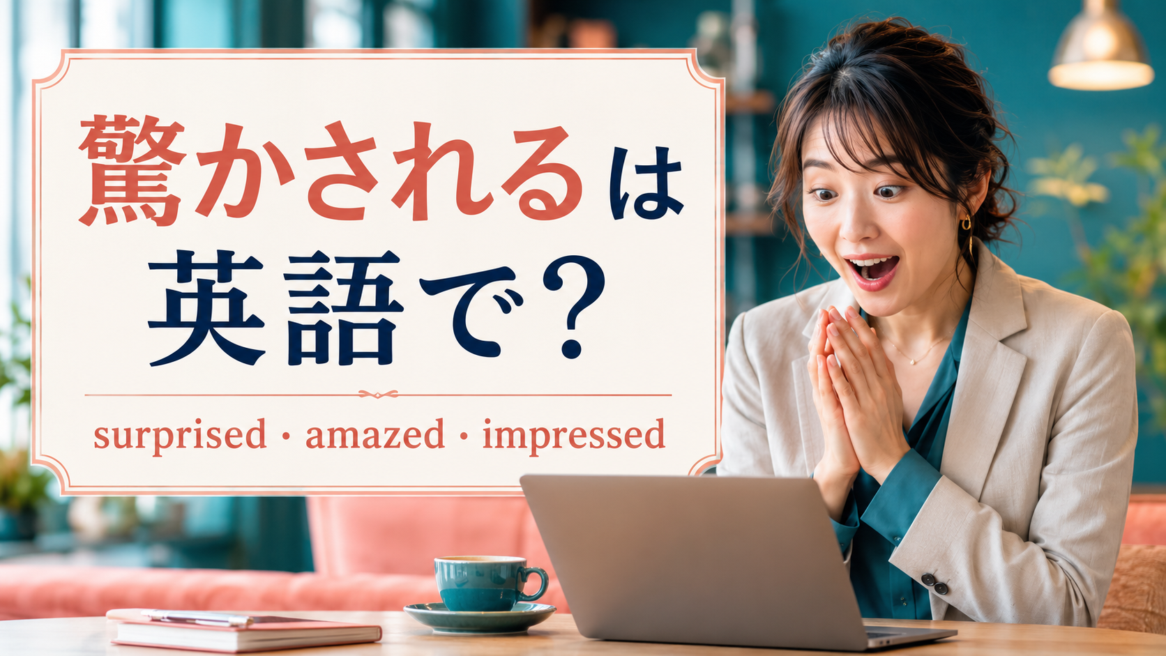 「驚かされる」は英語で？surprised・amazed・impressedの違い