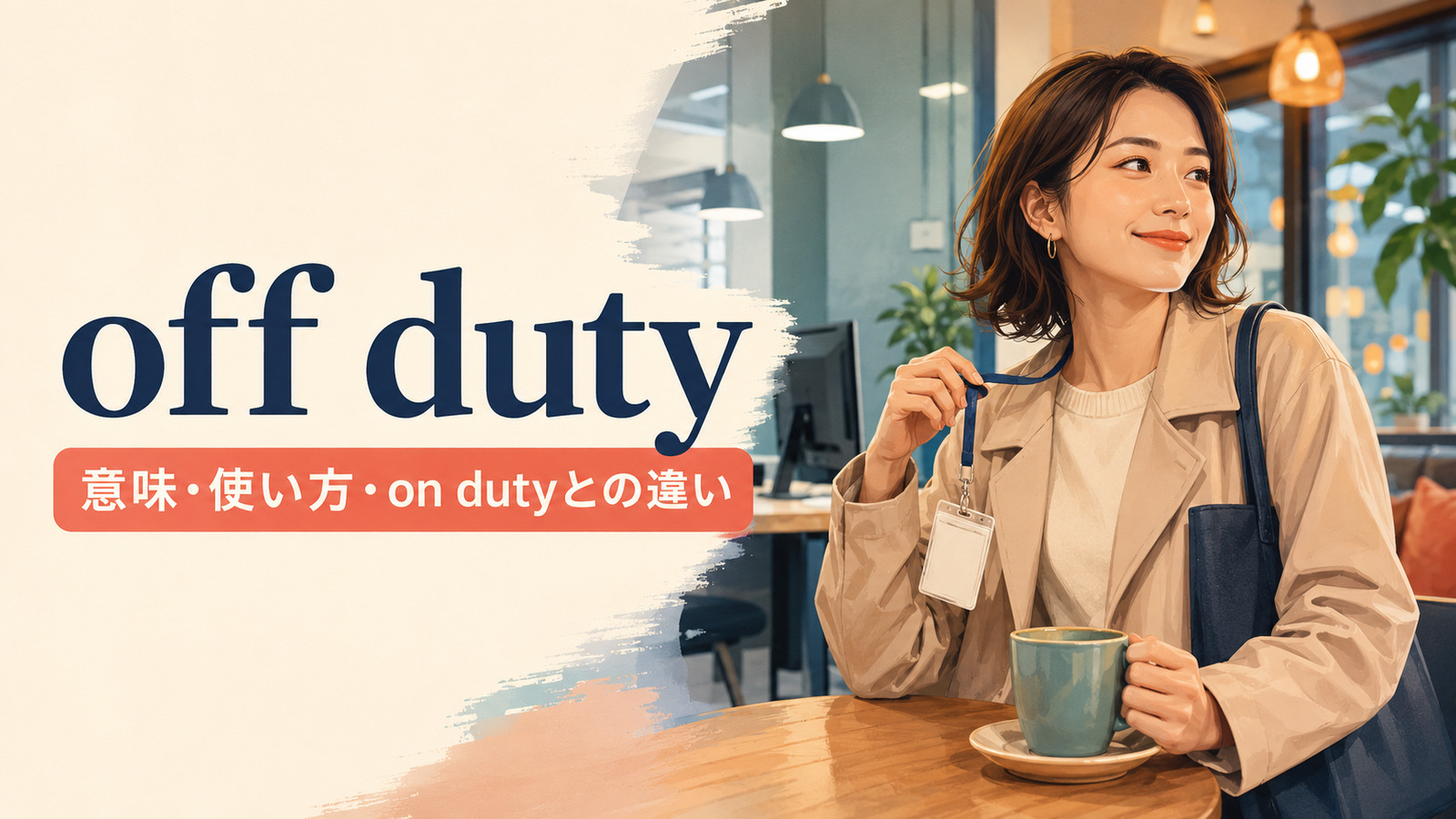 off dutyの意味は？on duty・off work・day offとの違いと使い方を例文解説