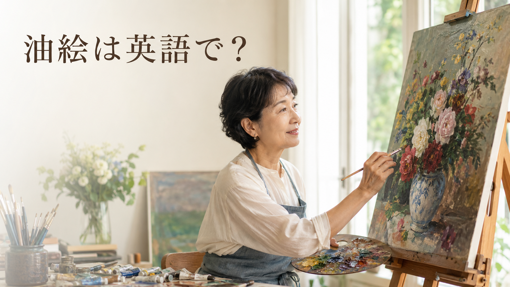 油絵は英語で？oil painting・oil paint・paint・drawの違い