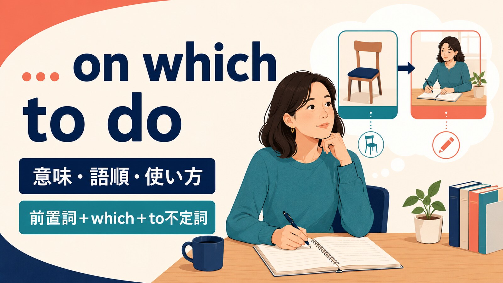 … on which to doの意味は？前置詞＋which＋to不定詞の語順と使い方