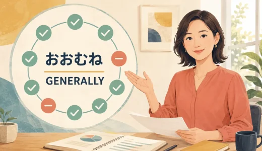 「おおむね」は英語で？generally・mostly・overall・approximatelyの違い