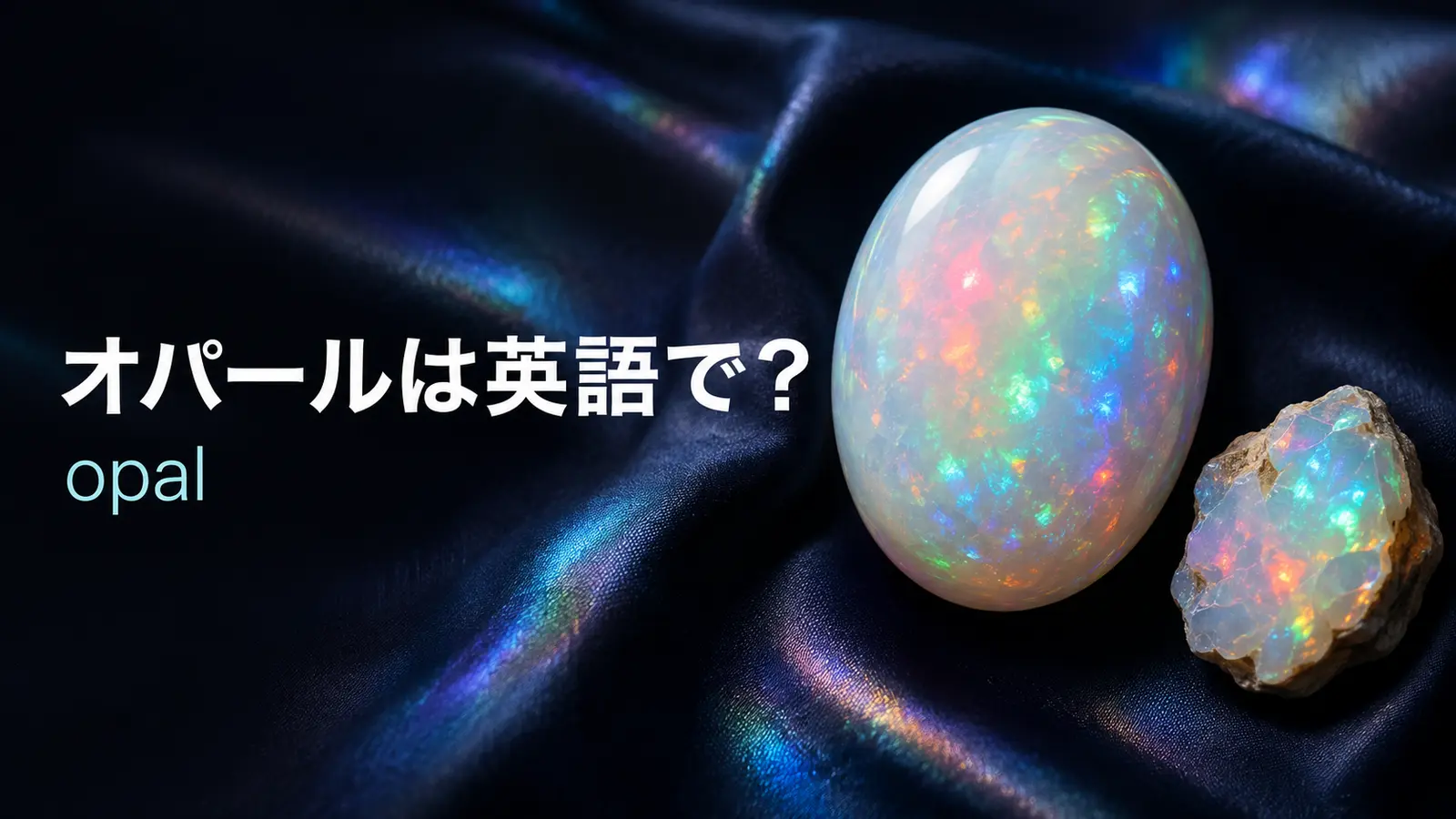 オパールは英語でopal｜発音・play-of-color・種類の違い