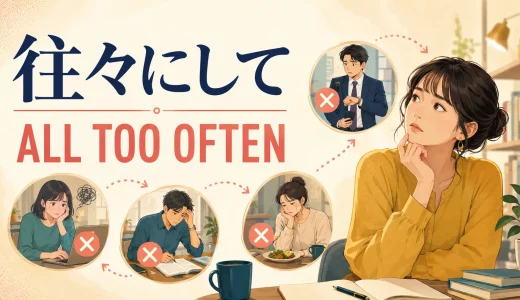 「往々にして」は英語で？all too often・often・tend toの違い