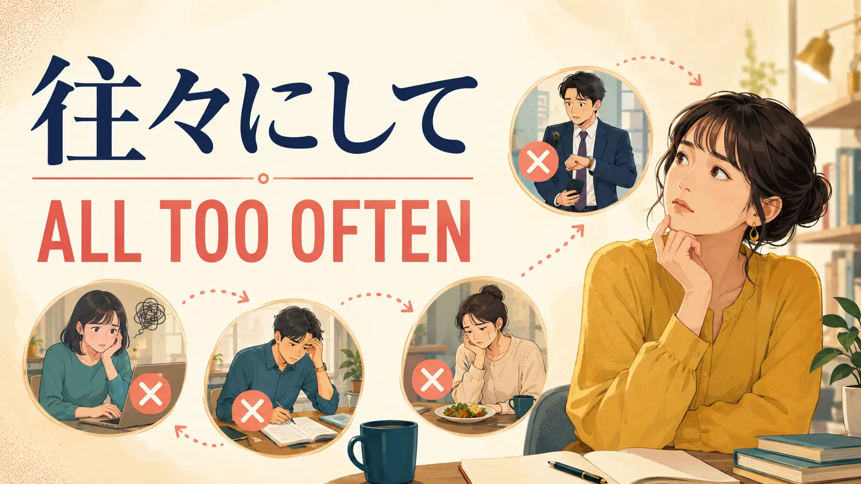 「往々にして」は英語で？all too often・often・tend toの違い