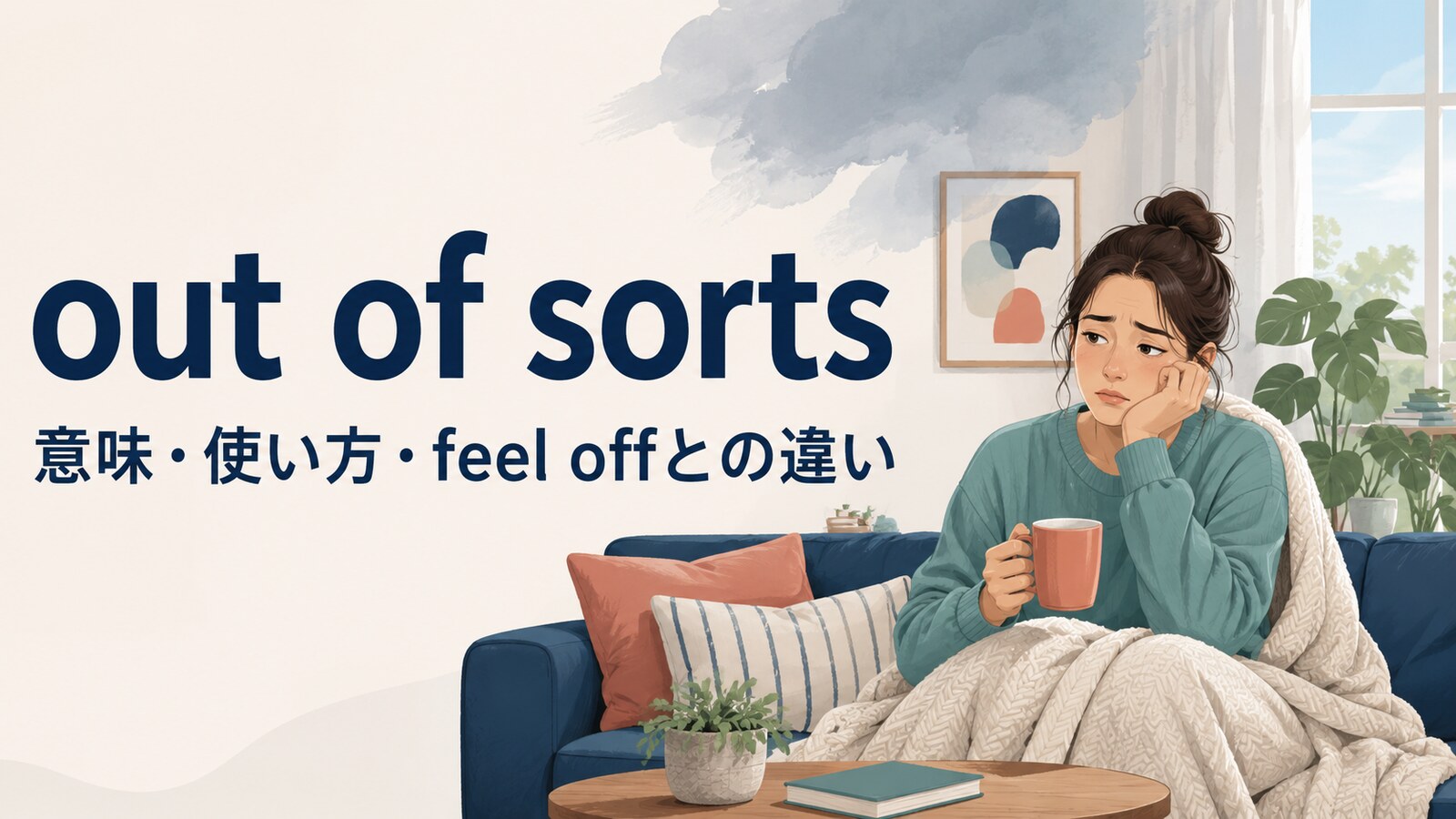 out of sortsの意味は？「本調子ではない」の使い方とfeel offとの違い