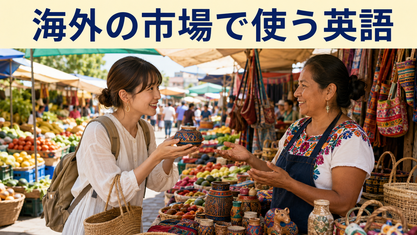 海外の市場・マーケットで使う英語｜値段・量り売り・値段交渉のフレーズ
