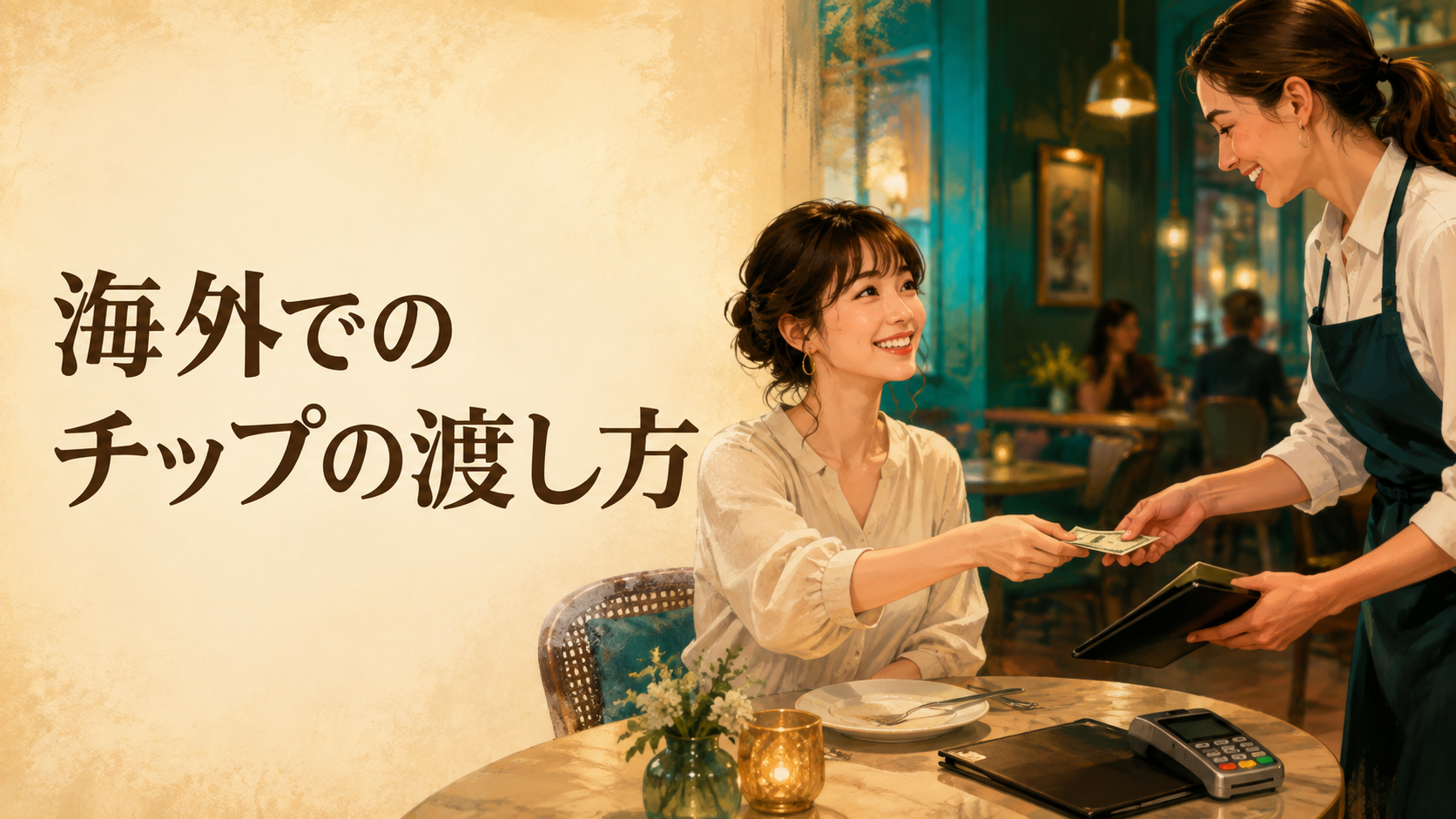 海外でのチップの渡し方と英語｜レストラン・ホテル・タクシー別フレーズ