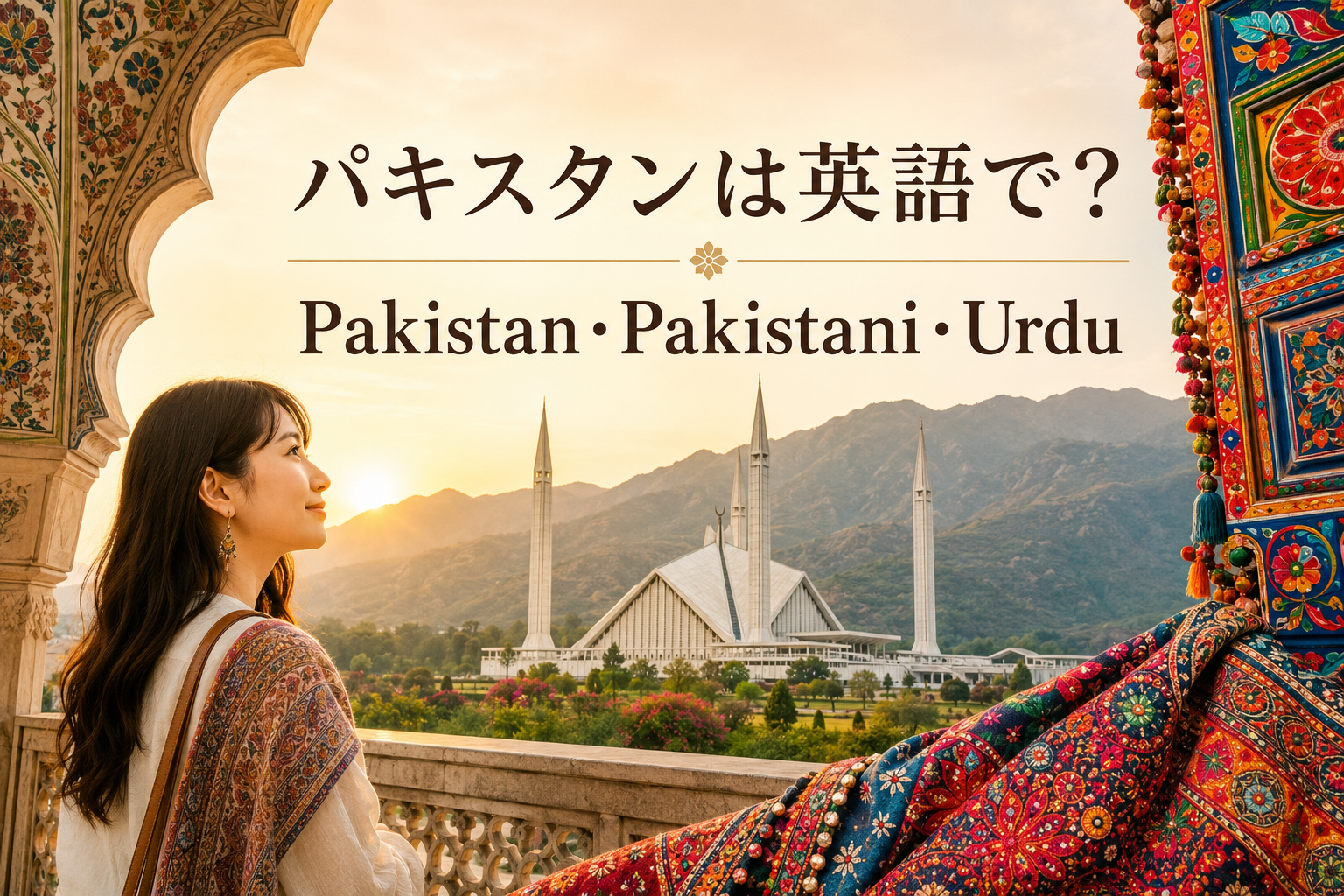 パキスタンは英語で？Pakistan・Pakistani・Urdu・Islamabadの違い