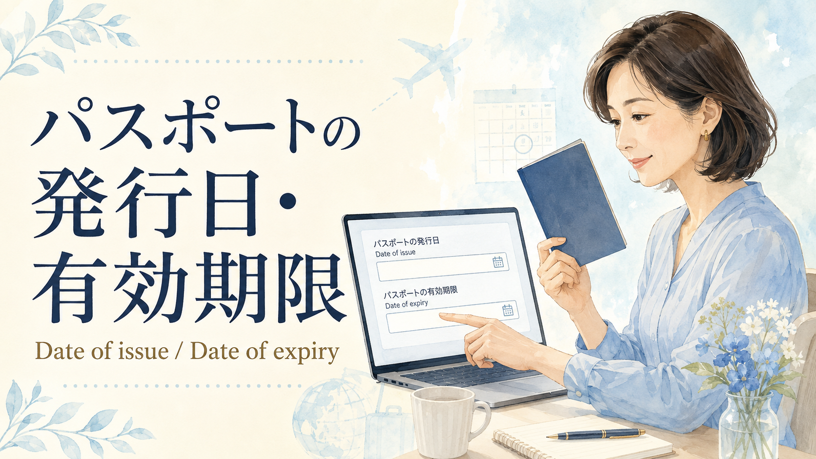 Date of issue・Date of expiry・Valid untilの違い｜パスポートの発行日・有効期限