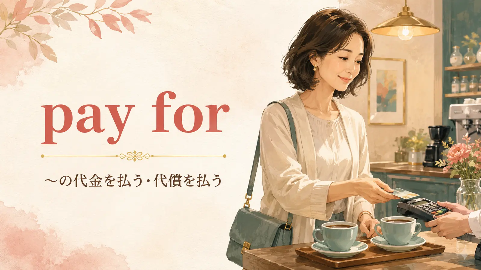 pay forの意味は？pay・pay offとの違いと「代償を払う」の使い方