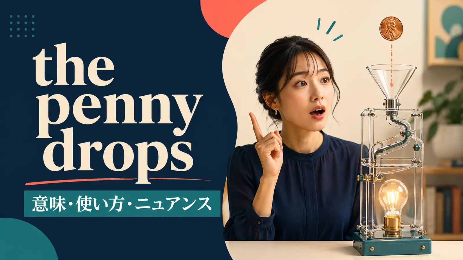 the penny dropsの意味・使い方・ニュアンス
