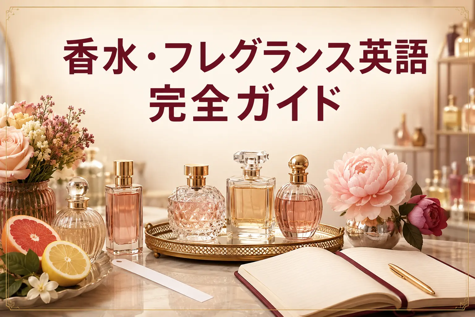 香水と香りの英語をまとめて学ぶ完全ガイド