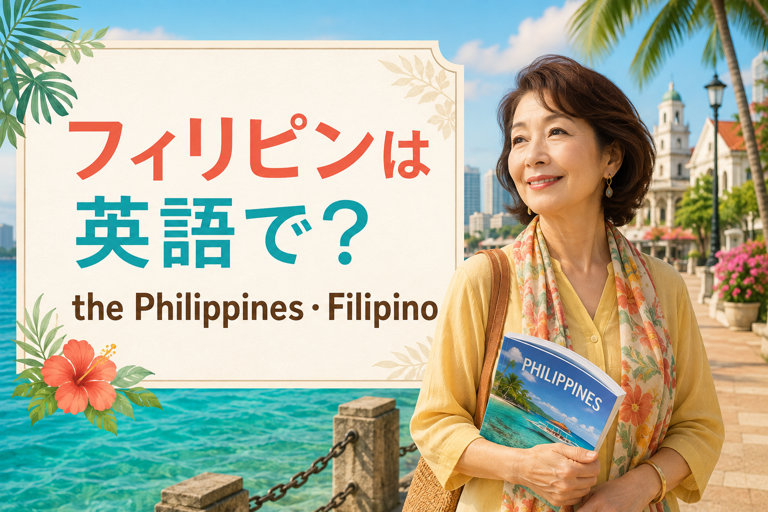 フィリピンは英語で？the Philippines・Filipino・Filipina・Philippineの違い