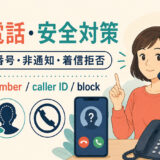 迷惑電話・安全対策の英語まとめ