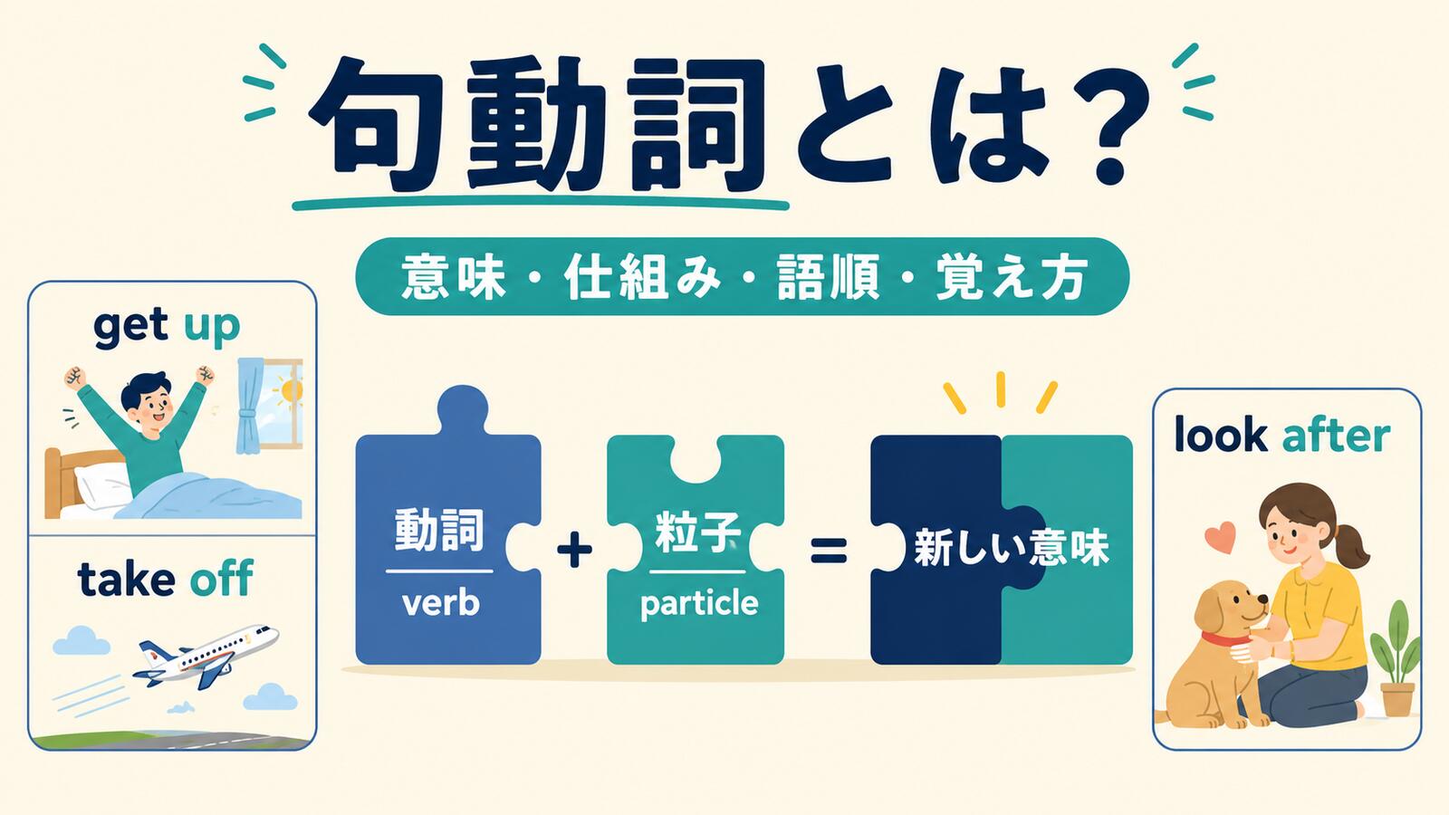 句動詞とは？意味・仕組み・語順・覚え方を例文でわかりやすく解説