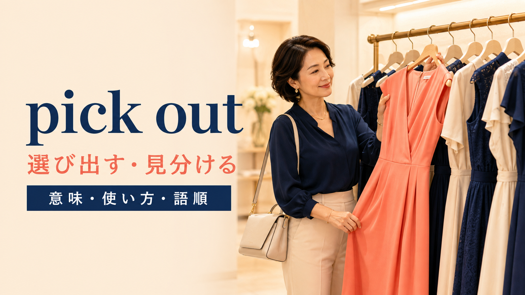 pick outの意味は？「選び出す・見分ける」の使い方とchoose・point outとの違い