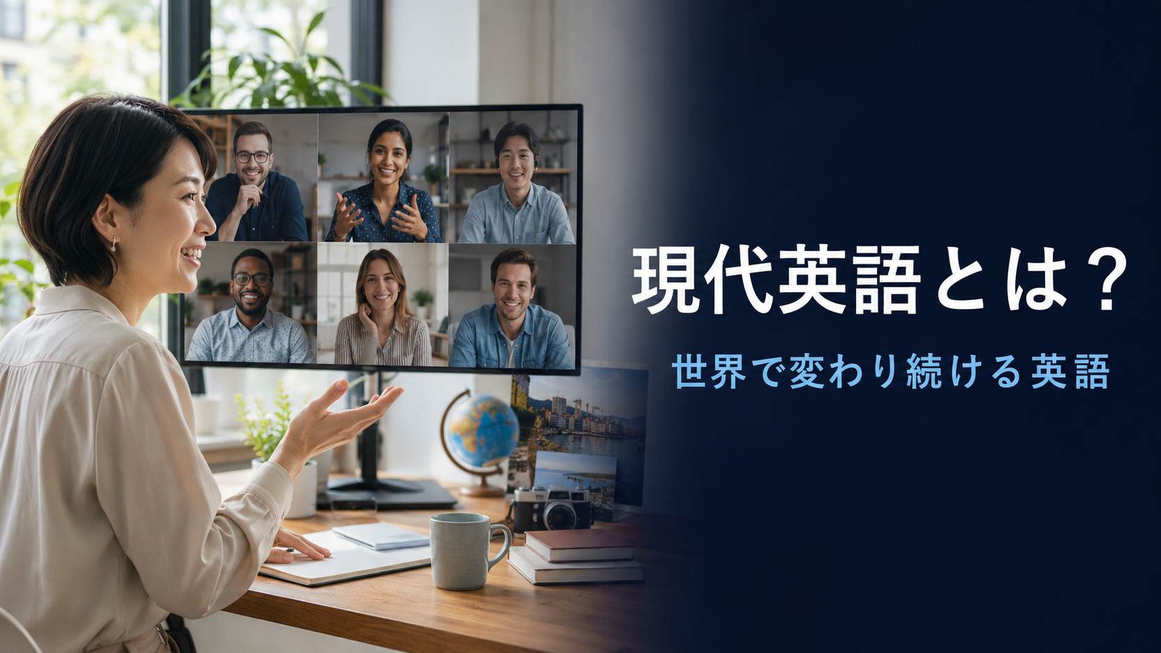 現代英語とは?世界で変わり続ける英語を示すアイキャッチ画像