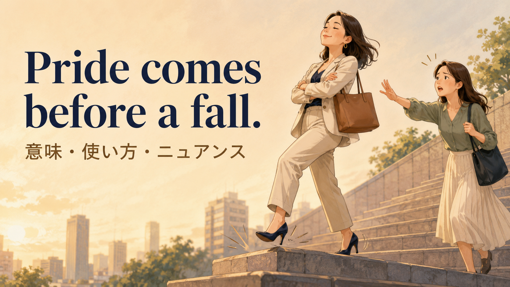 Pride comes before a fall.の意味は？使い方・ニュアンスと例文