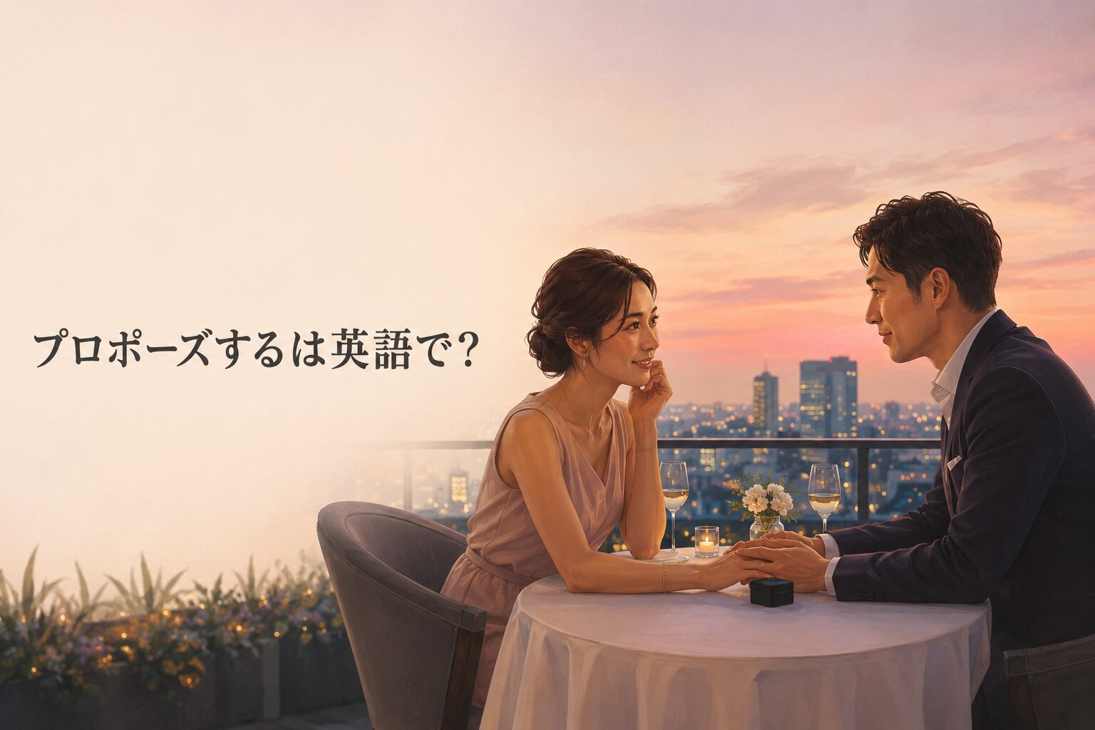 「プロポーズする」は英語で？propose・ask someone to marry youの違い