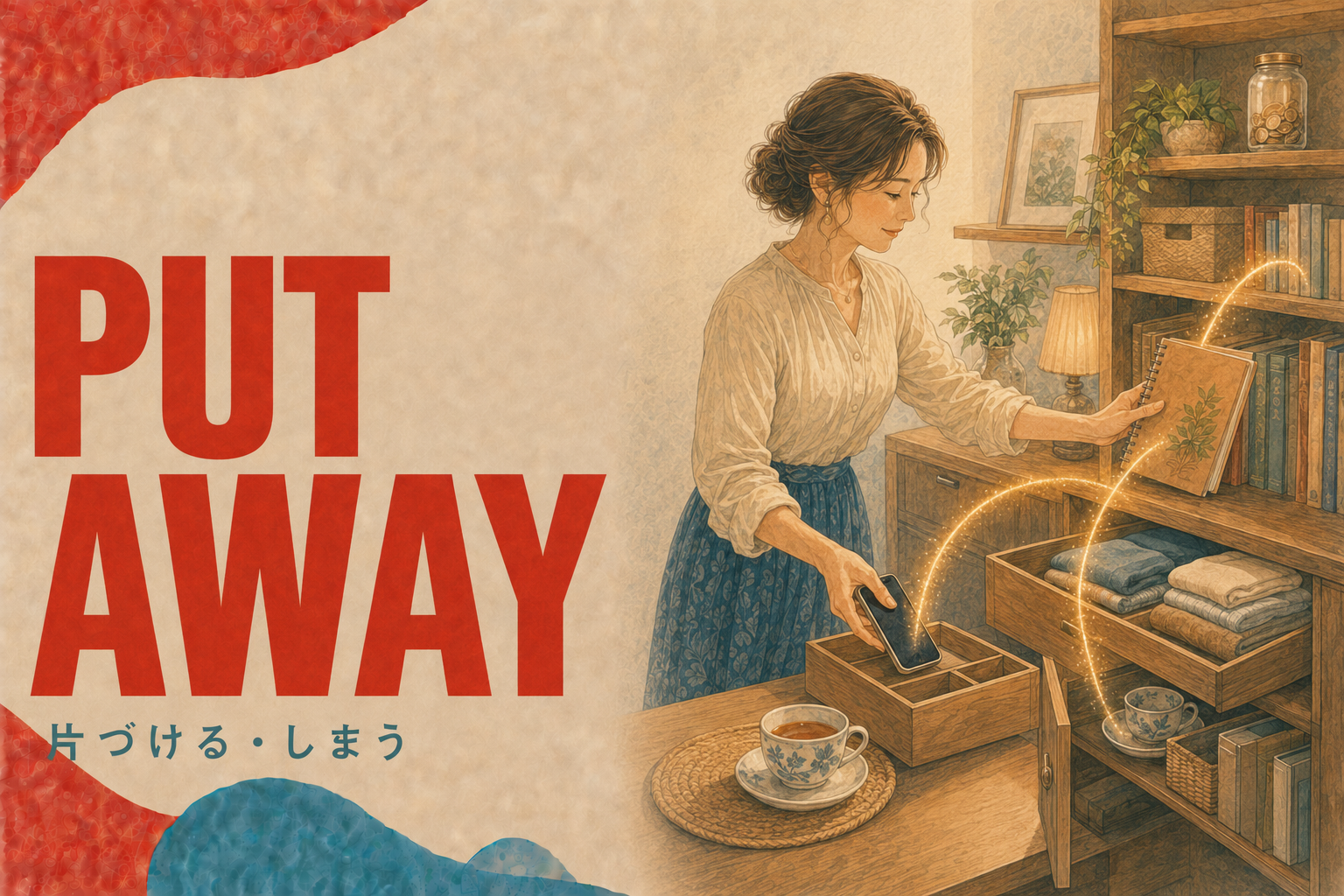 PUT AWAY 片づける・しまう