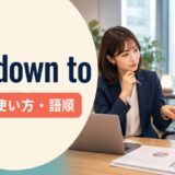 put down toの意味・使い方・語順を解説するアイキャッチ画像