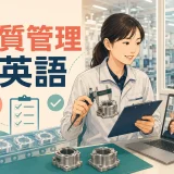 品質管理の英語フレーズ｜検査・不具合報告・原因調査・是正措置