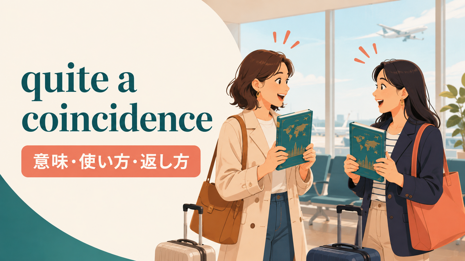 quite a coincidenceの意味・使い方・返し方を解説するアイキャッチ画像