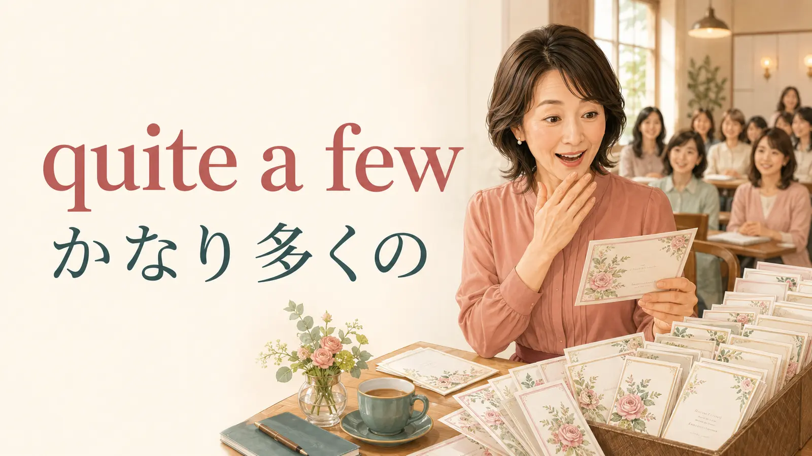 quite a fewの意味「かなり多くの」を表すアイキャッチ