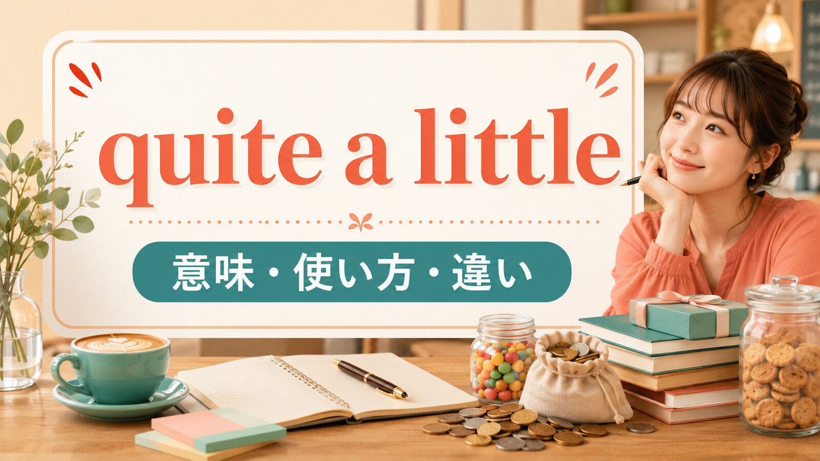 quite a littleの意味・使い方・違いを解説するアイキャッチ画像