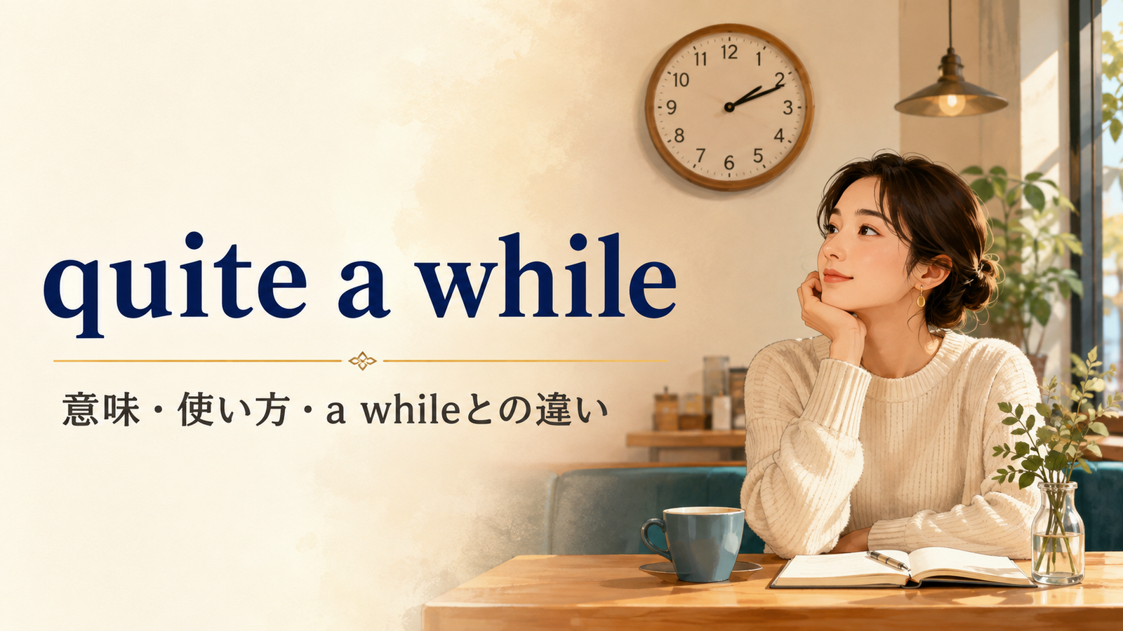 quite a whileの意味・使い方とa whileとの違い