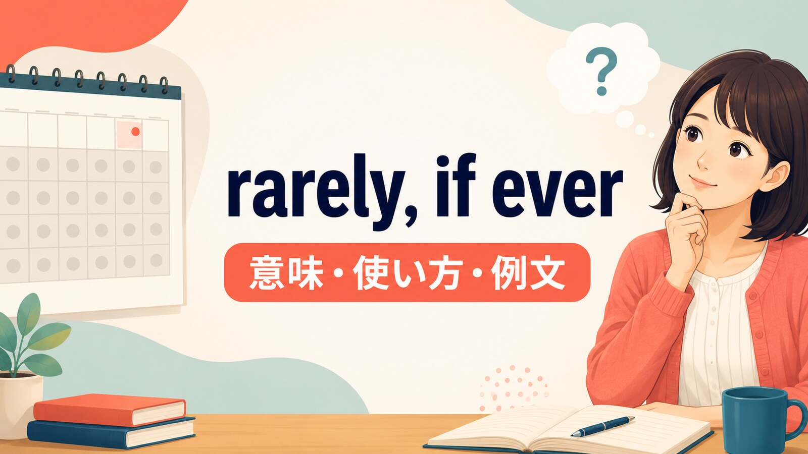 rarely, if everの意味は？「あるとしてもめったにない」の使い方・例文