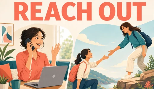 Reach outの意味は？連絡する・手を差し伸べるの使い方